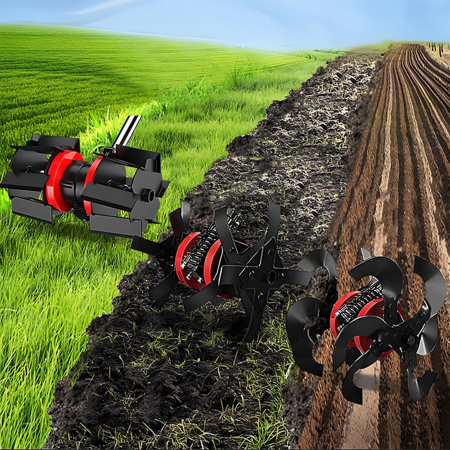 👍Good gardening helper🌳universal precision alloy lawn mower accessory