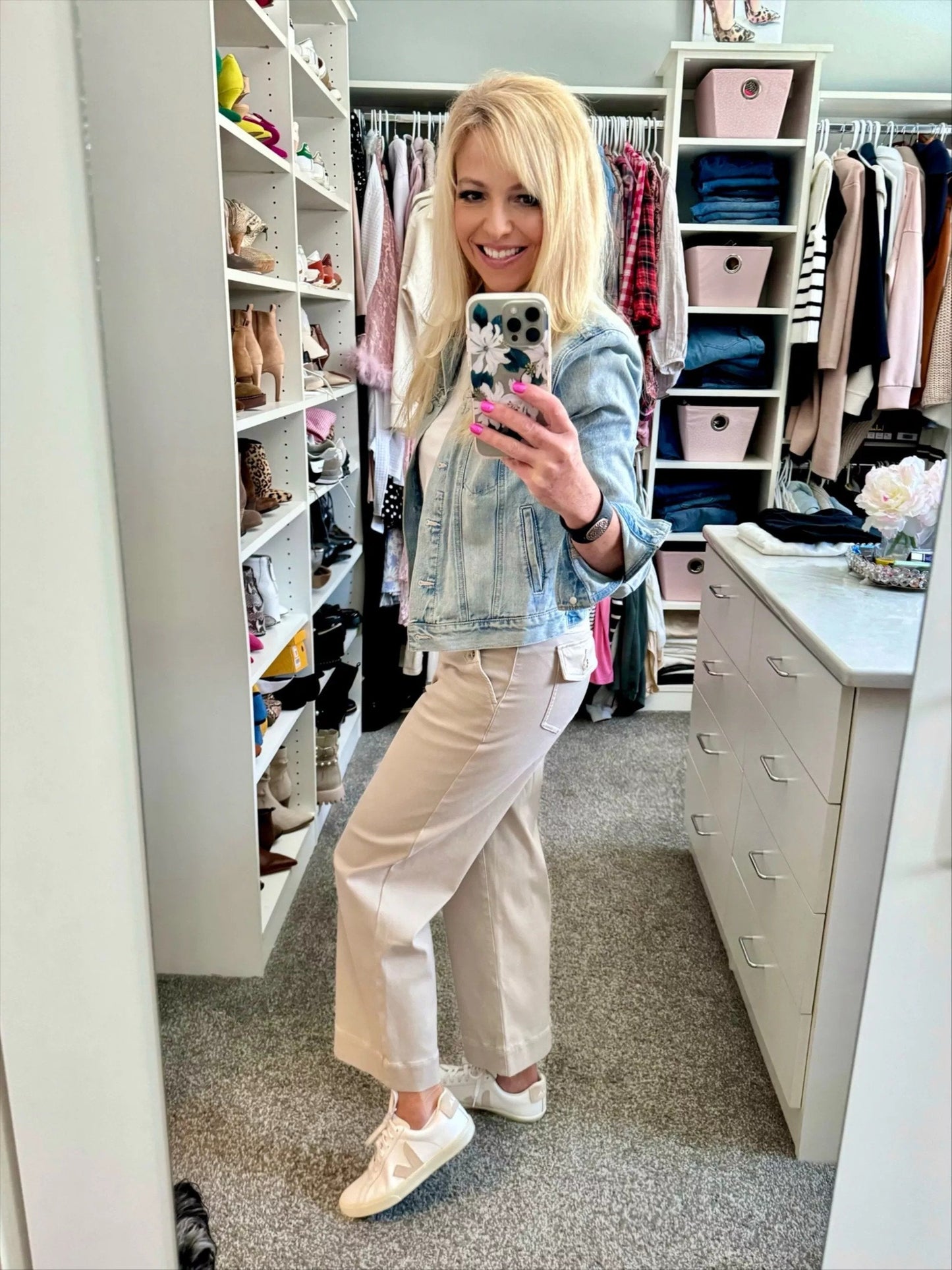 🔥Last Day 48% OFF🔥Tummy Control Twill Cropped Wide Leg Pant