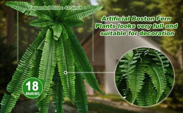 💥This Week's Special Price $19.99🌱Resistant Lifelike Artificial Boston Fern