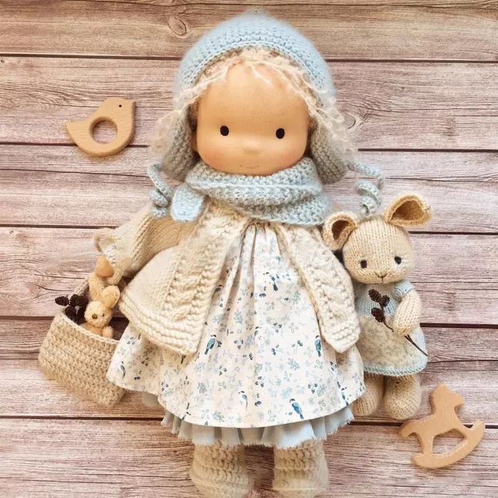 ALL🎁🎁The Best Gift for Kids-Handmade Waldorf Doll👧