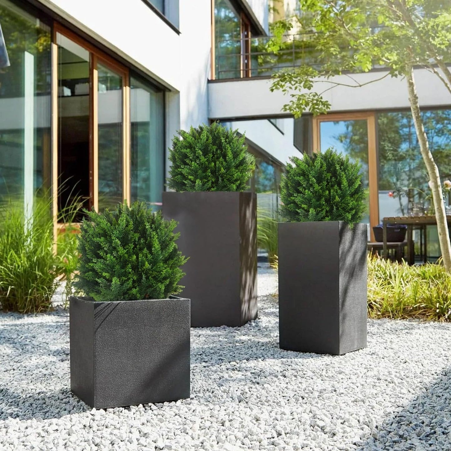 Resistant Artificial Cedar Topiary Ball Tree