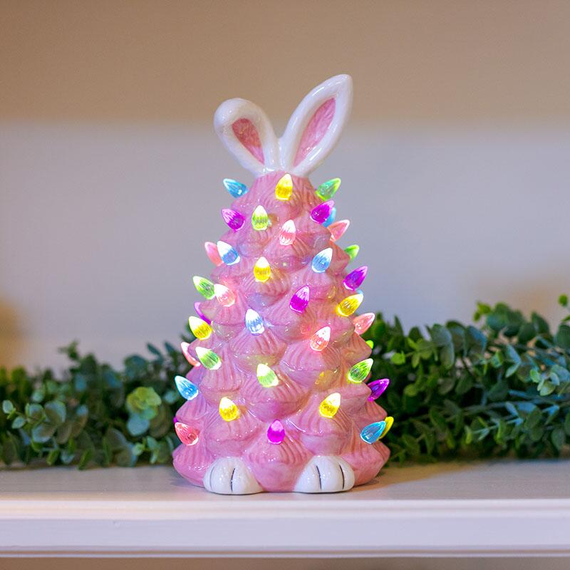 Christmas Pink Bunny Tree