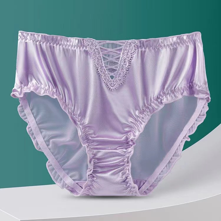 š„Buy One Get Two Free - Lace Panties, Satin, Ice Silk Seamless Briefs