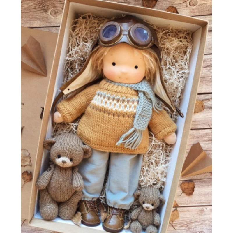 ALL🎁🎁The Best Gift for Kids-Handmade Waldorf Doll👧