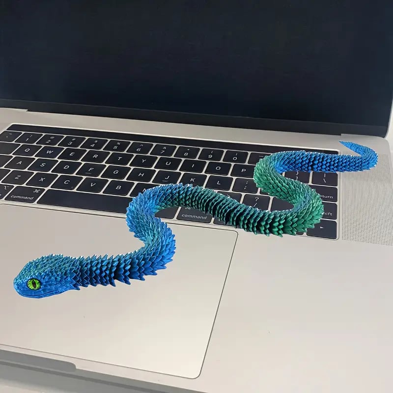 ๐3D Printed Multi-Joint Movable Snake Toy