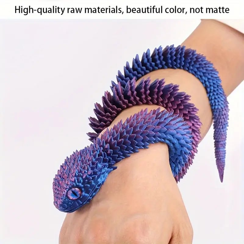 ๐3D Printed Multi-Joint Movable Snake Toy