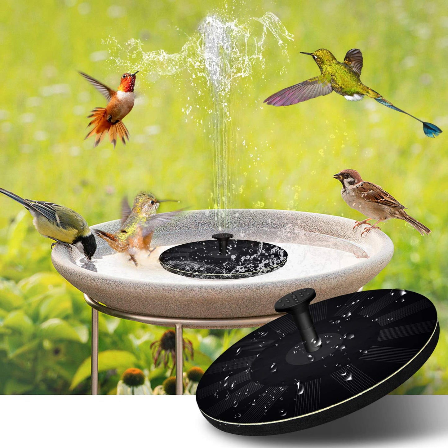 🎁Best Gift 🎁 - Solar outdoor fountain-The perfect garden decoration