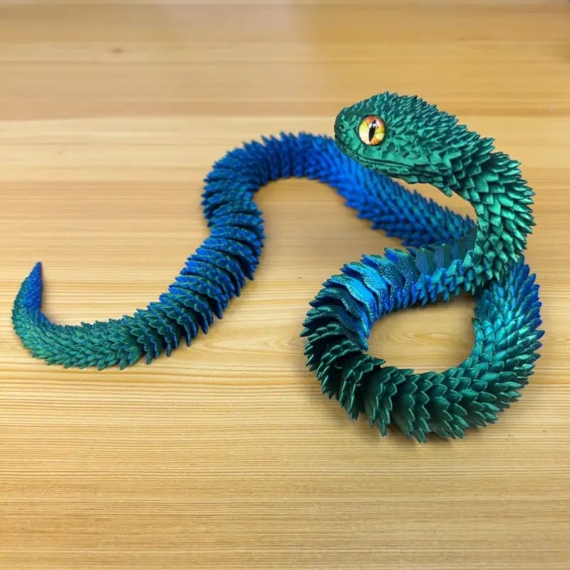 ๐3D Printed Multi-Joint Movable Snake Toy