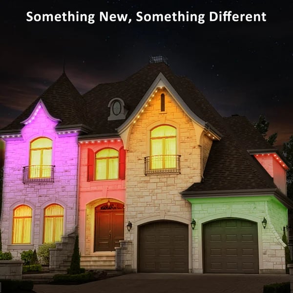 🎅 Early Christmas 49%OFF - Smart Rainbow LED Permanent Outdoor Light🎁