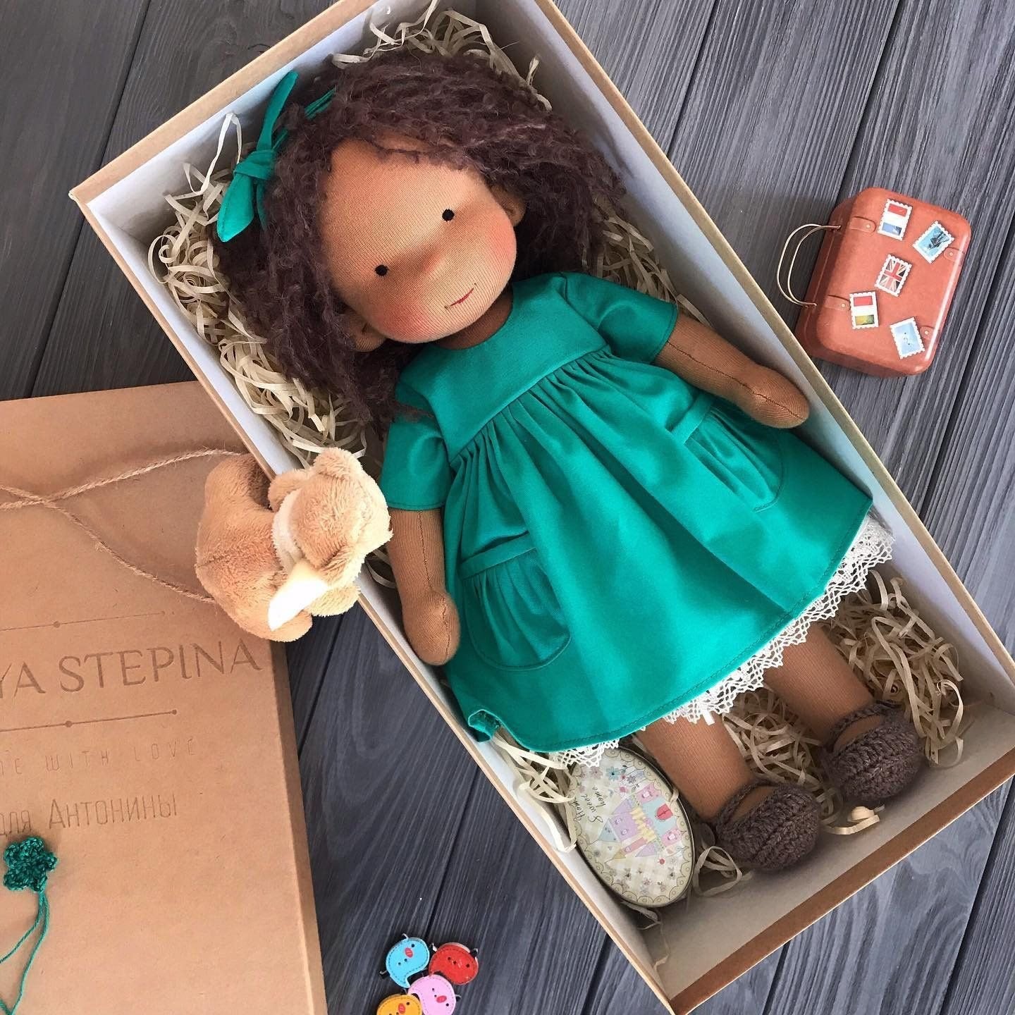ALL🎁🎁The Best Gift for Kids-Handmade Waldorf Doll👧