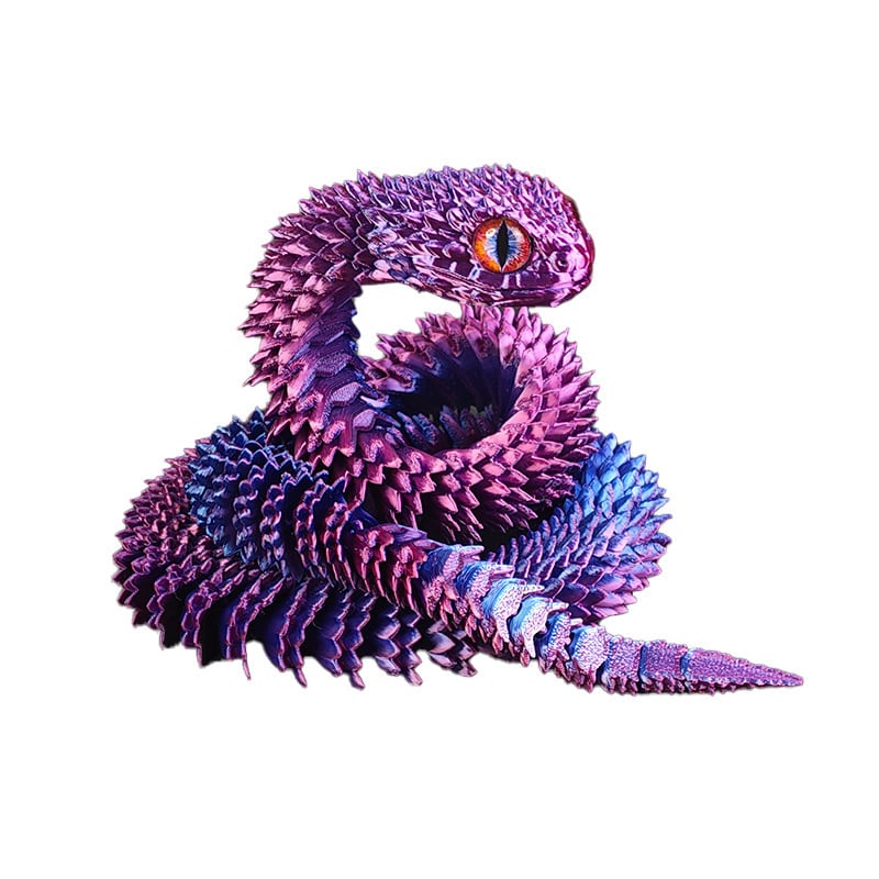 ๐3D Printed Multi-Joint Movable Snake Toy