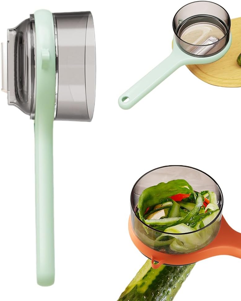 Double-sided stainless steel multi-functional peeler
