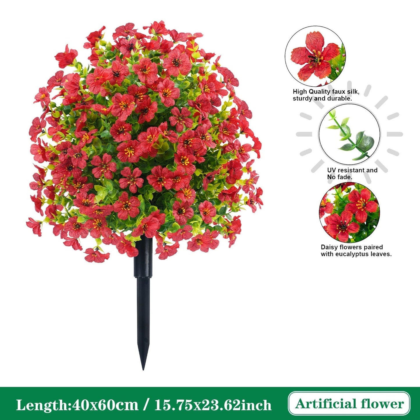 Resistant Artificial Cedar Topiary Ball Tree
