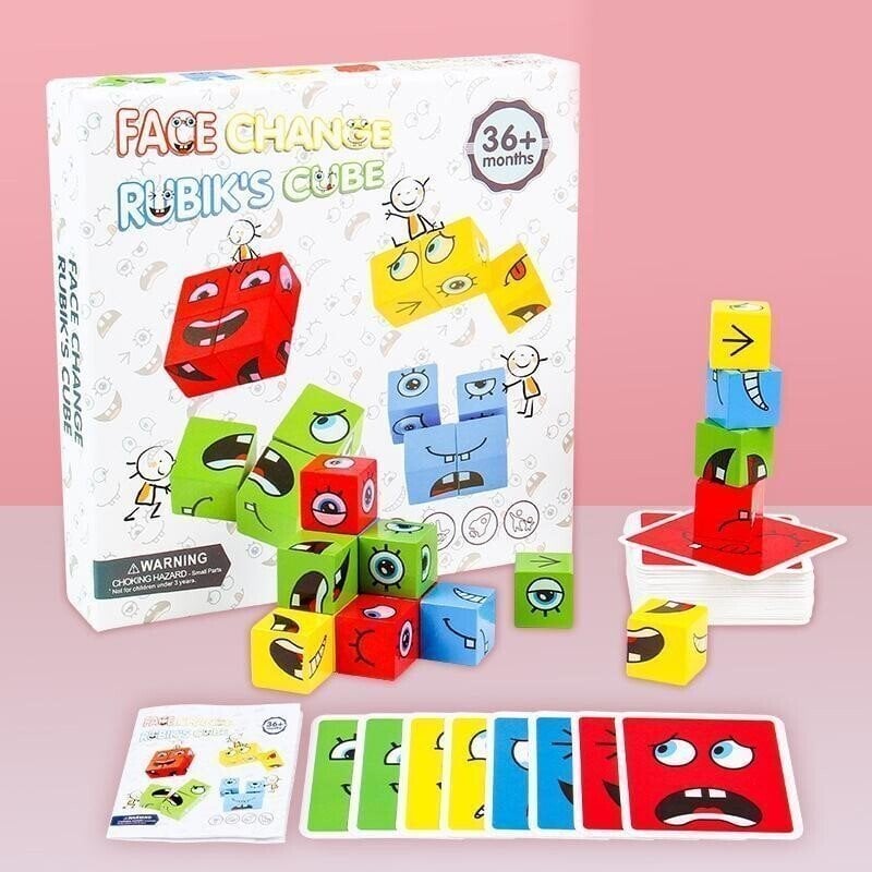 ๐ Face-Changing Magic Cube Building Blocks