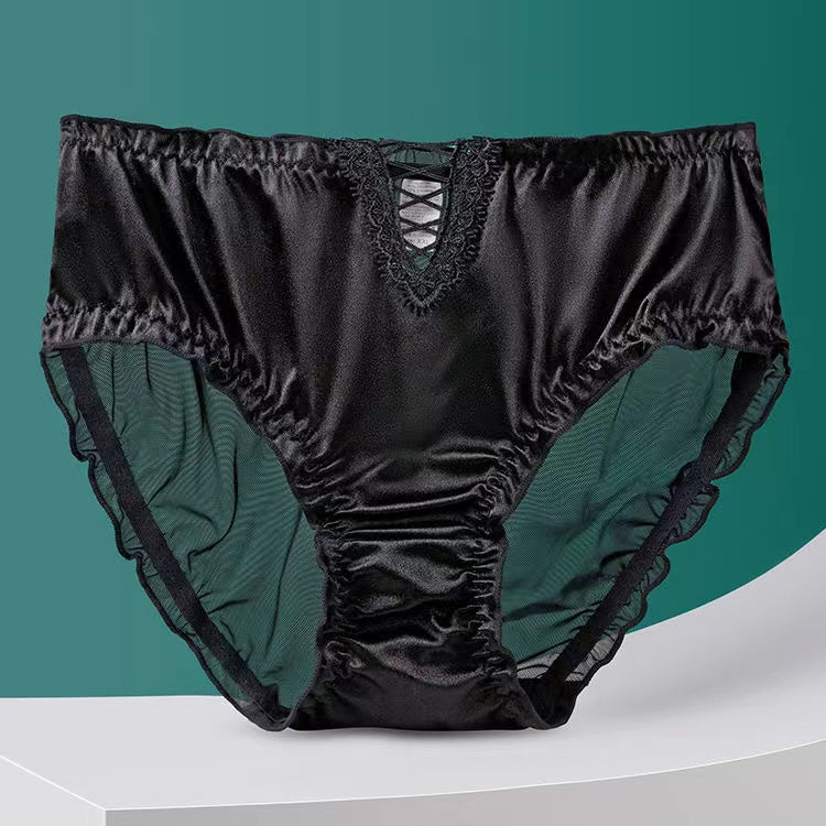 š„Buy One Get Two Free - Lace Panties, Satin, Ice Silk Seamless Briefs