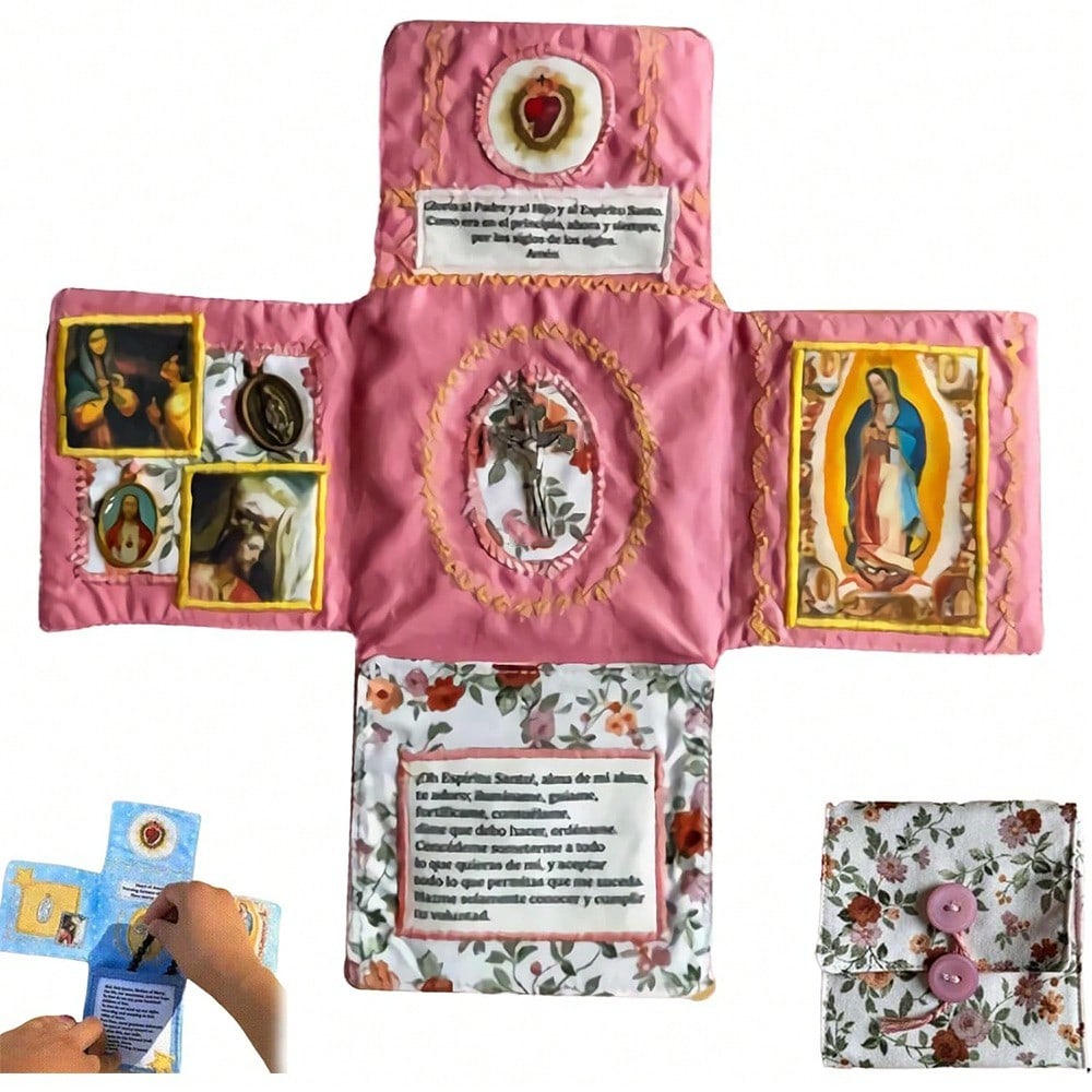 ✝️Handmade Miniature Shrine (Includes Silver Cross)