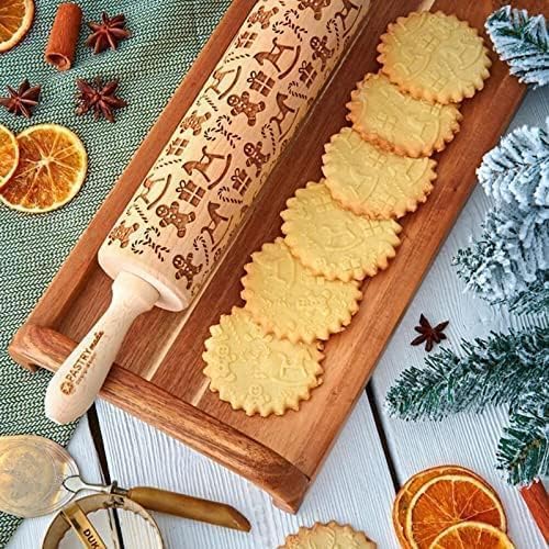 Gingerbread man rolling pin