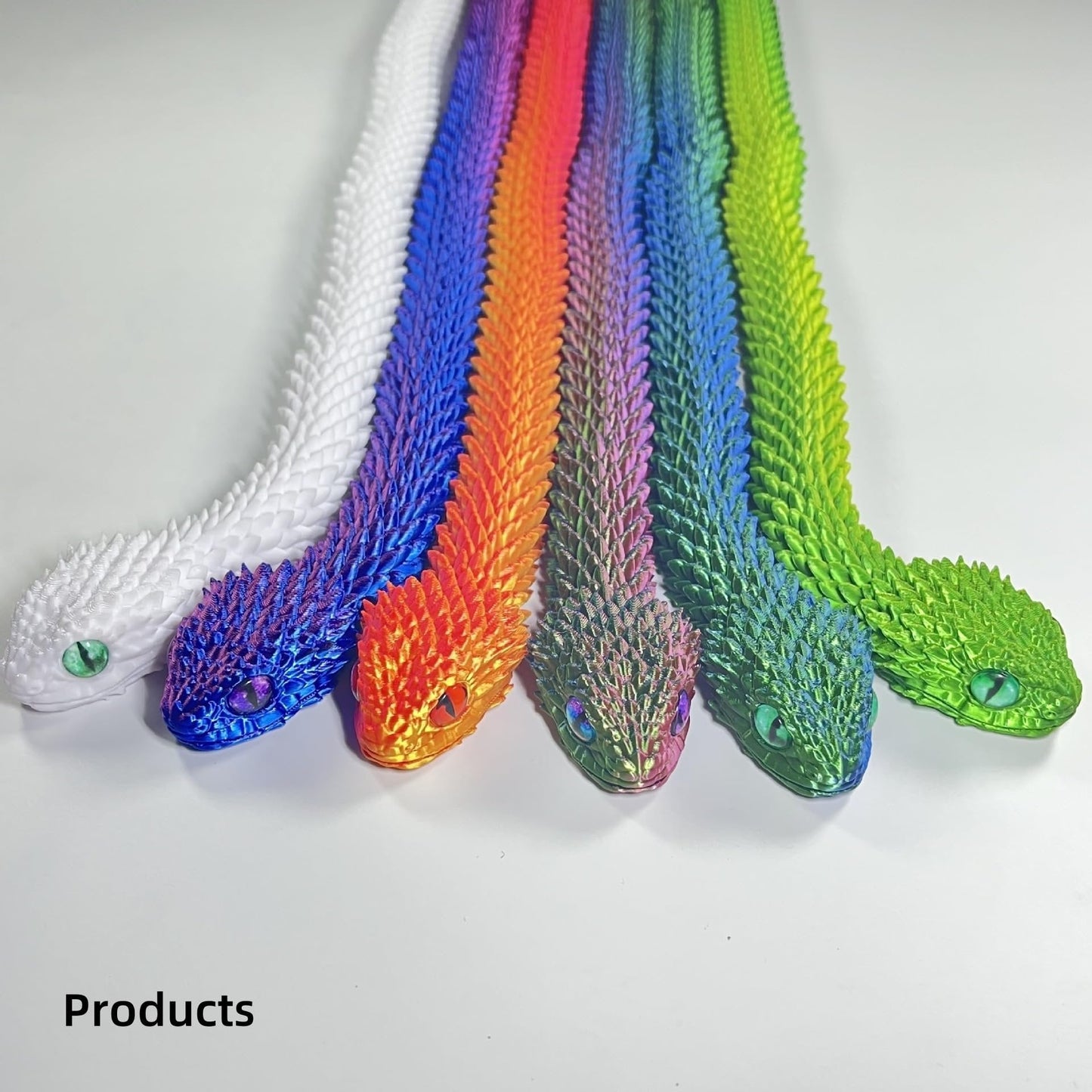 ๐3D Printed Multi-Joint Movable Snake Toy