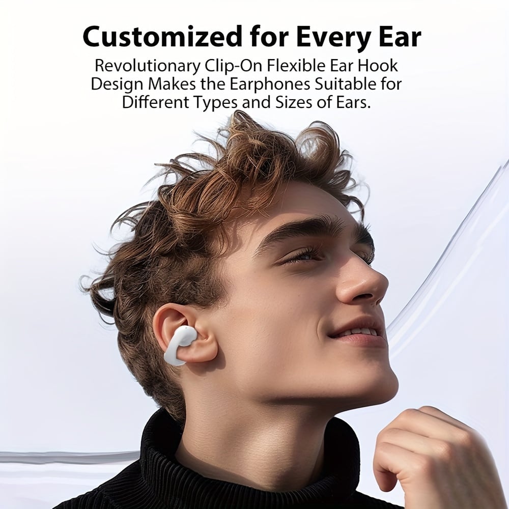 New Arrival - Ear Clip Bluetooth Headphones with Touch Screen
