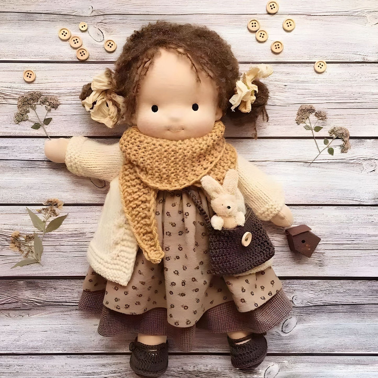 ALL🎁🎁The Best Gift for Kids-Handmade Waldorf Doll👧