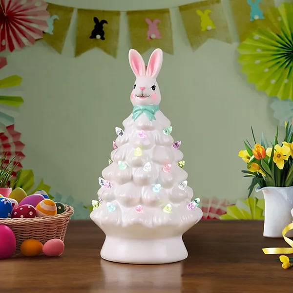 Christmas Pink Bunny Tree