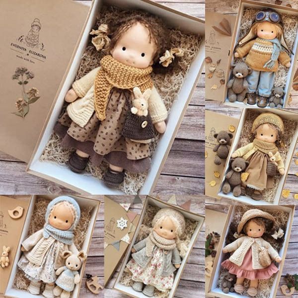ALL🎁🎁The Best Gift for Kids-Handmade Waldorf Doll👧