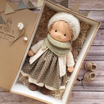 ALL🎁🎁The Best Gift for Kids-Handmade Waldorf Doll👧