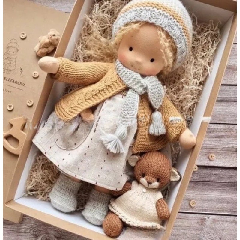 ALL🎁🎁The Best Gift for Kids-Handmade Waldorf Doll👧