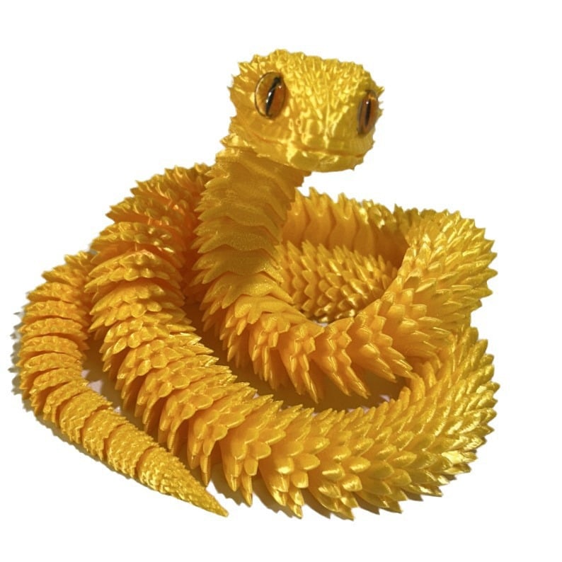๐3D Printed Multi-Joint Movable Snake Toy