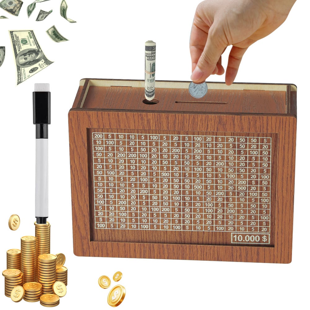 🔥Wooden Savings Box🎁