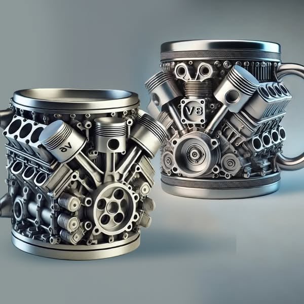 🔥Limited Edition-49% OFF🎁V8 Engine Stainless Steel Mug