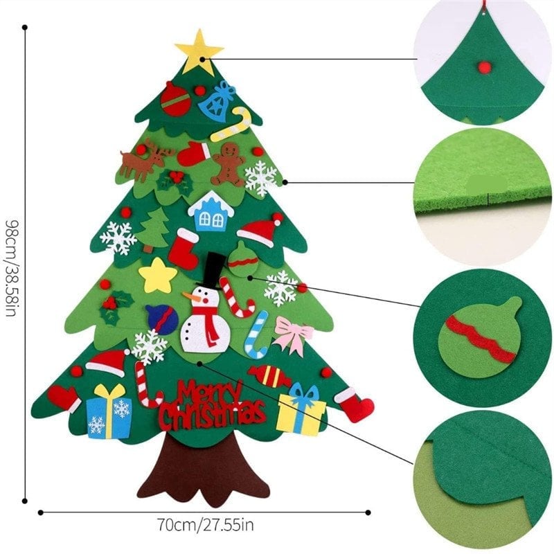 🎅$14.99🎄—diy felt christmas tree