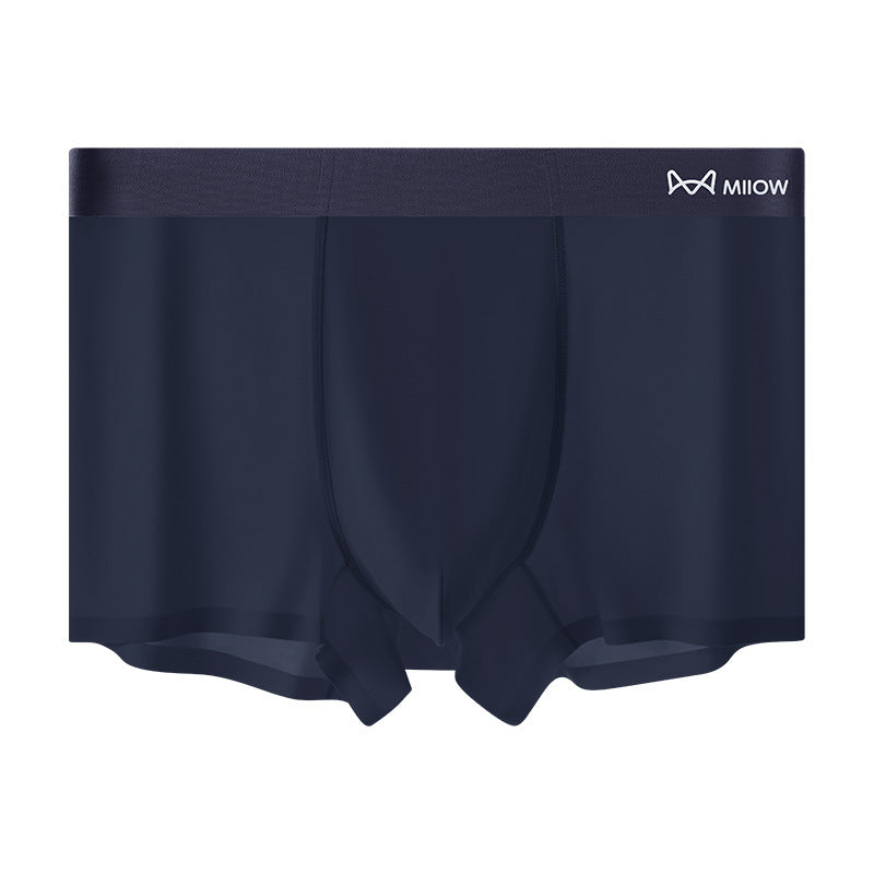 🔥🎁Comfort Men's Ultra-Thin Cooling Boxer Briefs Lightweight Microfiber Underwear Breathable No-Show Design ( 💥 3 PACK )