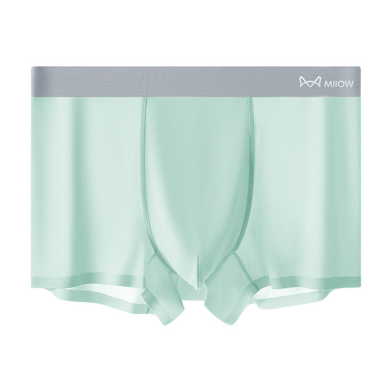 🔥🎁Comfort Men's Ultra-Thin Cooling Boxer Briefs Lightweight Microfiber Underwear Breathable No-Show Design ( 💥 3 PACK )