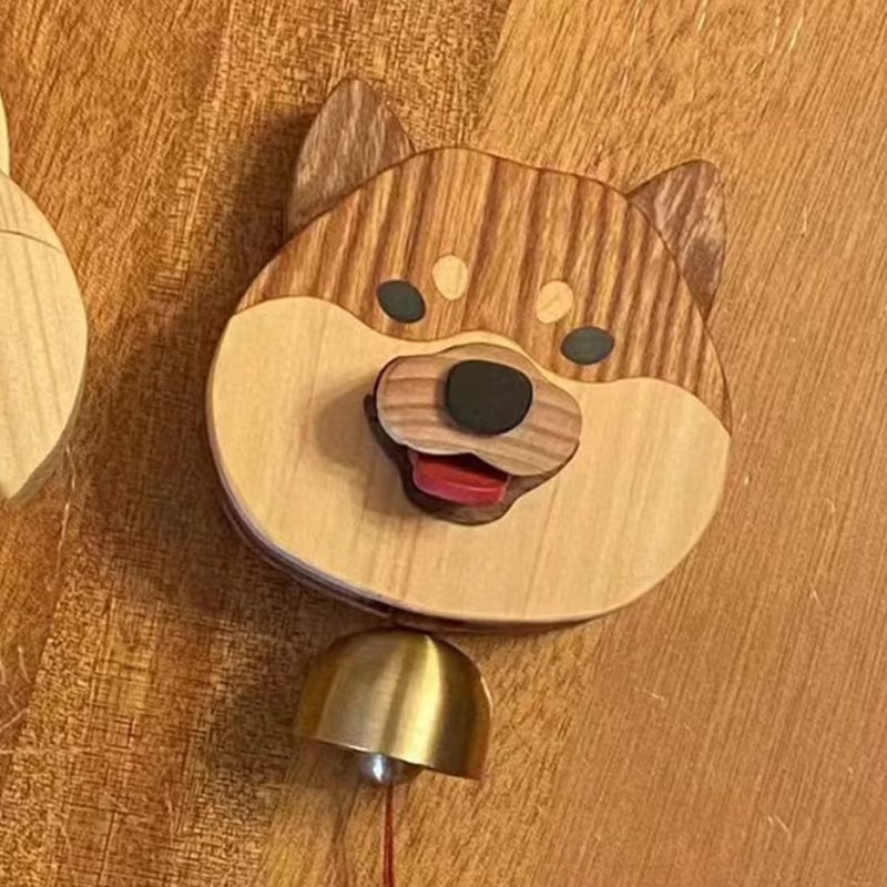 ✨Hot Selling✨Wooden Shiba Inu Wind Chime Doorbell