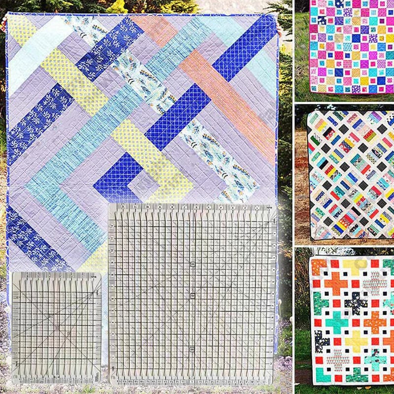 Fabulous Sewing Design 5In1 Quilt Cutting Ruler radiantgrp