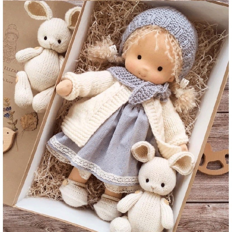ALL🎁🎁The Best Gift for Kids-Handmade Waldorf Doll👧
