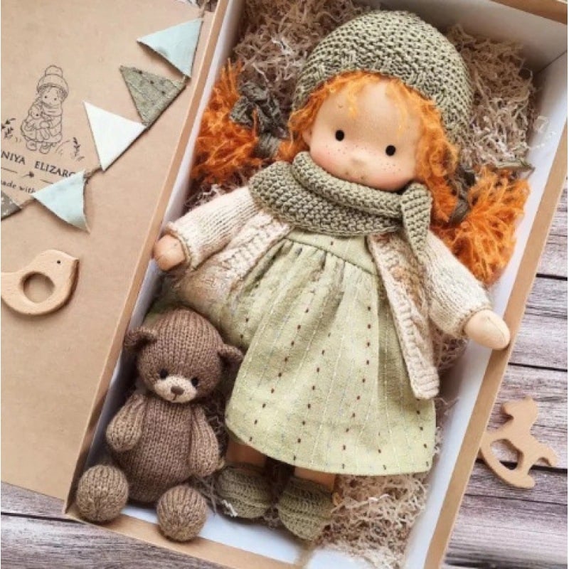 ALL🎁🎁The Best Gift for Kids-Handmade Waldorf Doll👧