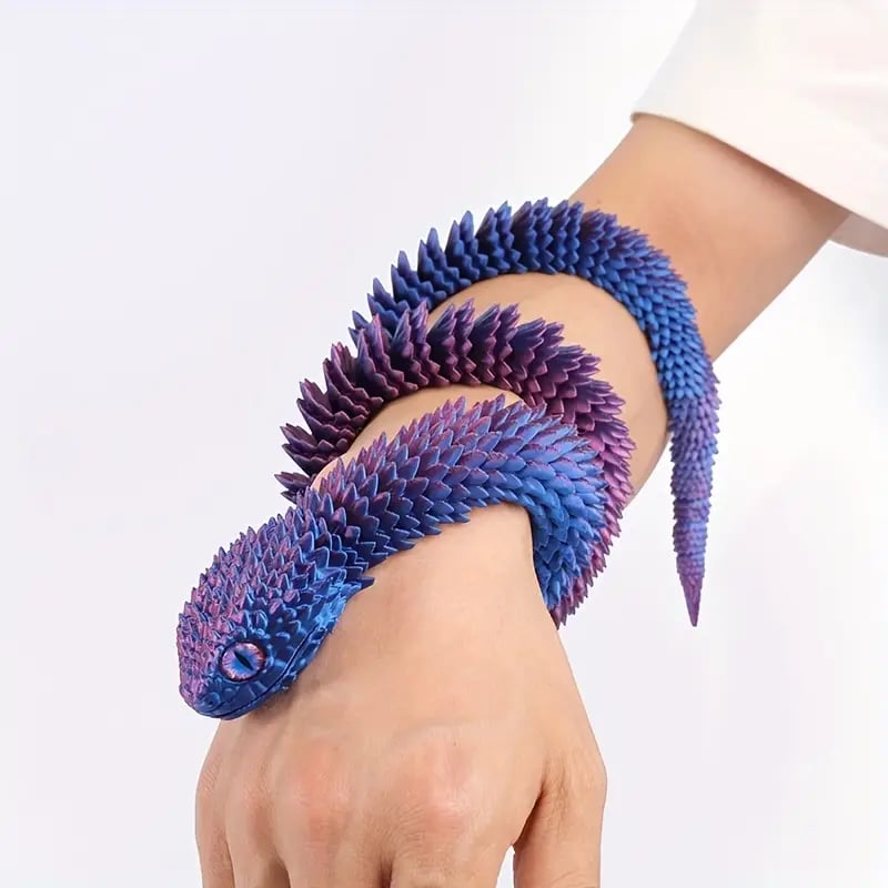 ๐3D Printed Multi-Joint Movable Snake Toy