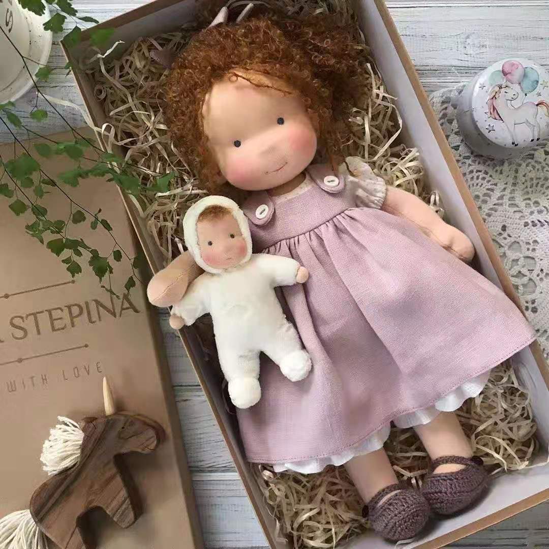 ALL🎁🎁The Best Gift for Kids-Handmade Waldorf Doll👧