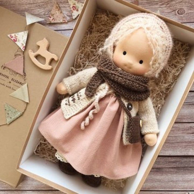 ALL🎁🎁The Best Gift for Kids-Handmade Waldorf Doll👧
