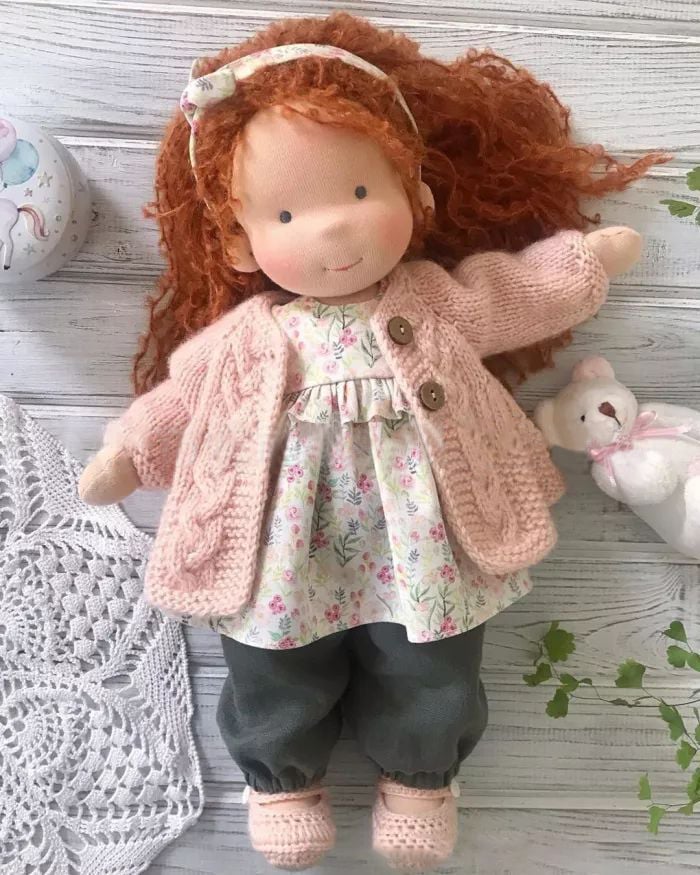 ALL🎁🎁The Best Gift for Kids-Handmade Waldorf Doll👧