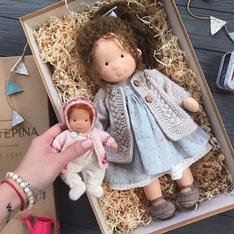 ALL🎁🎁The Best Gift for Kids-Handmade Waldorf Doll👧