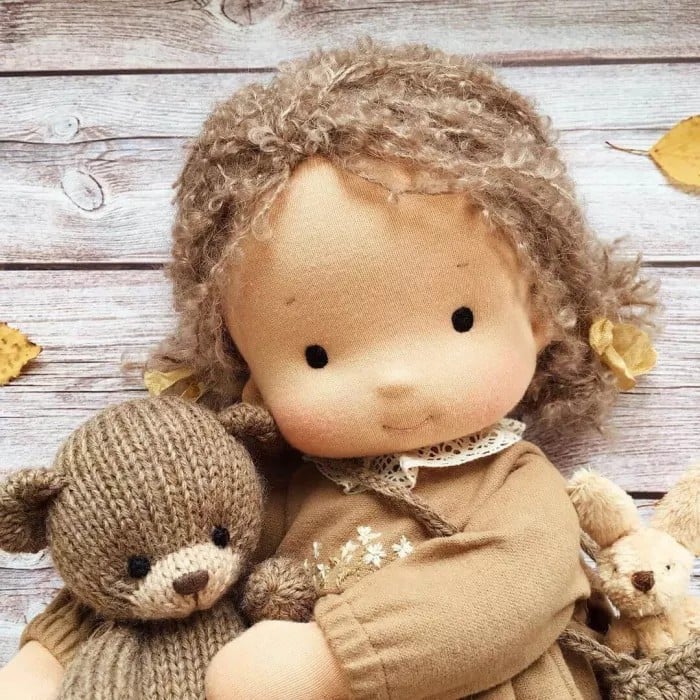 ALL🎁🎁The Best Gift for Kids-Handmade Waldorf Doll👧