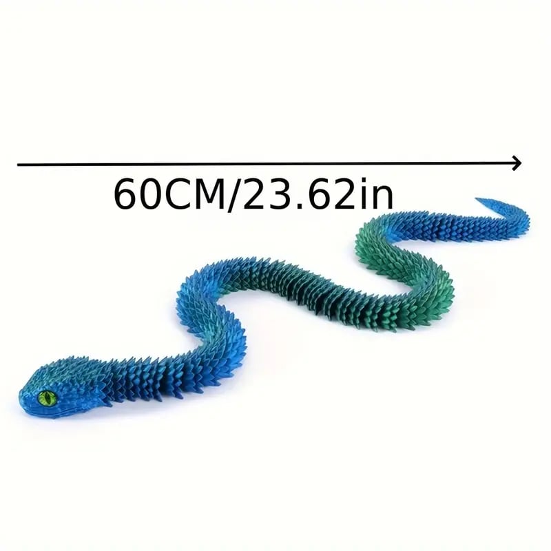 ๐3D Printed Multi-Joint Movable Snake Toy