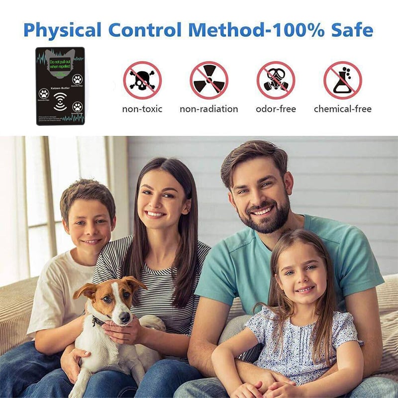 Ultrasonic electronic mouse repeller