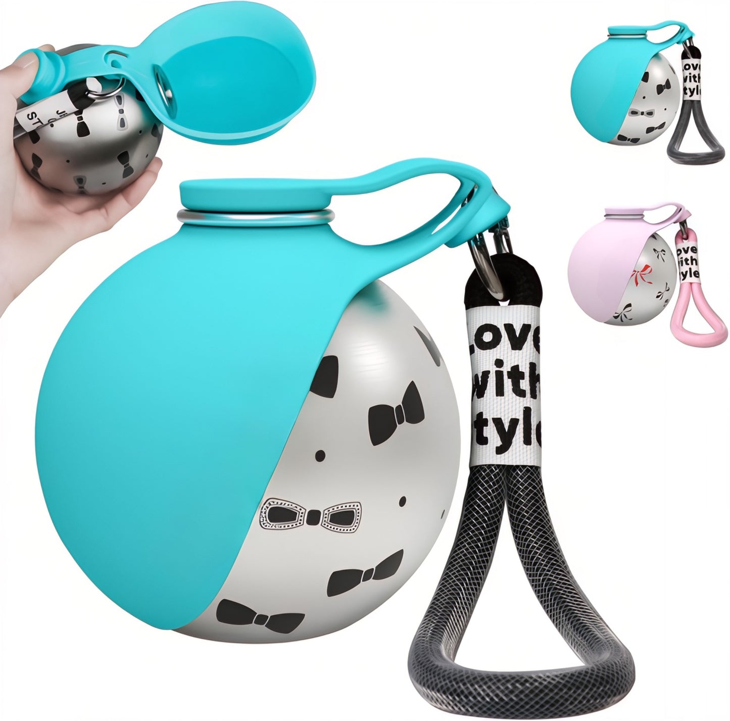 🔥Last Day of Discounts🔥2-in-1 Portable Dog Water Bottle