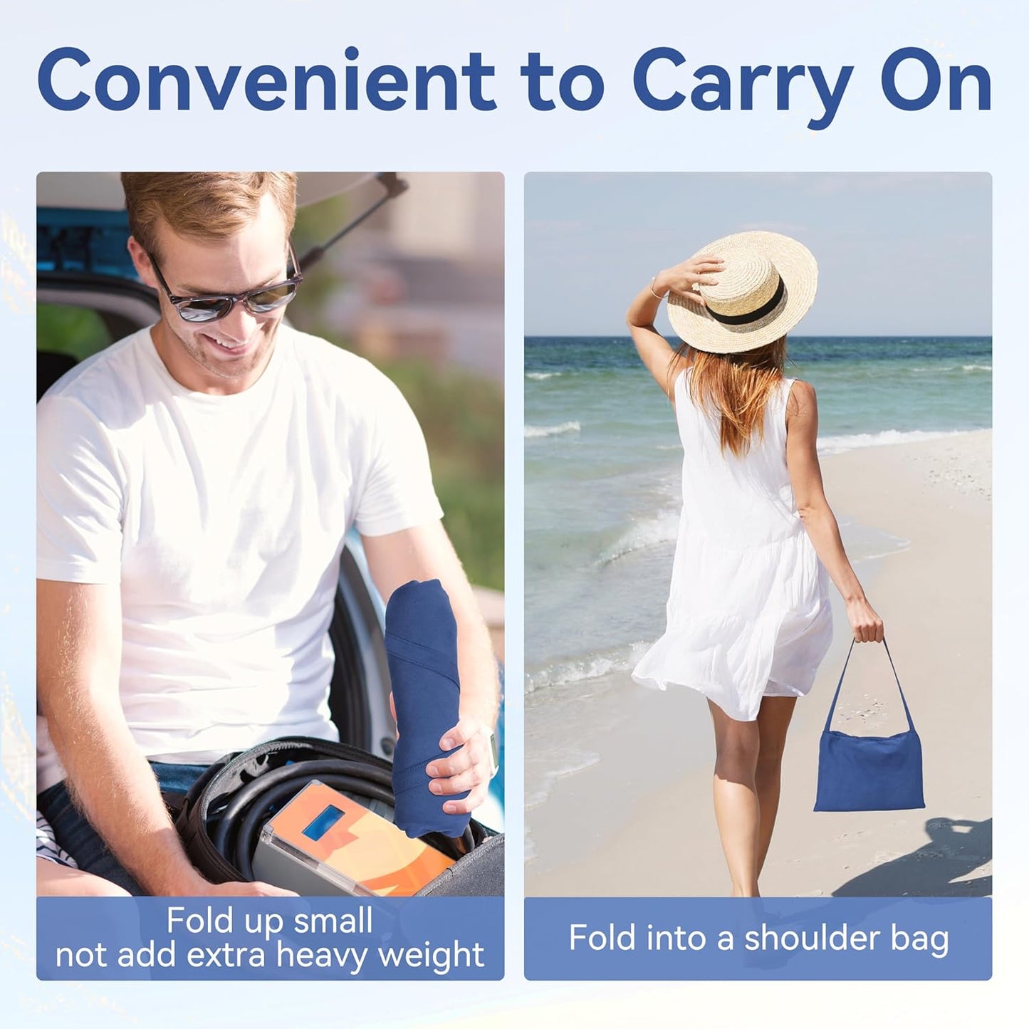 šSummer Hot SalešSun Lounger Towel in Bag with Pockets Storage