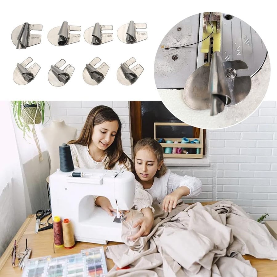 Universal sewing hemming foot