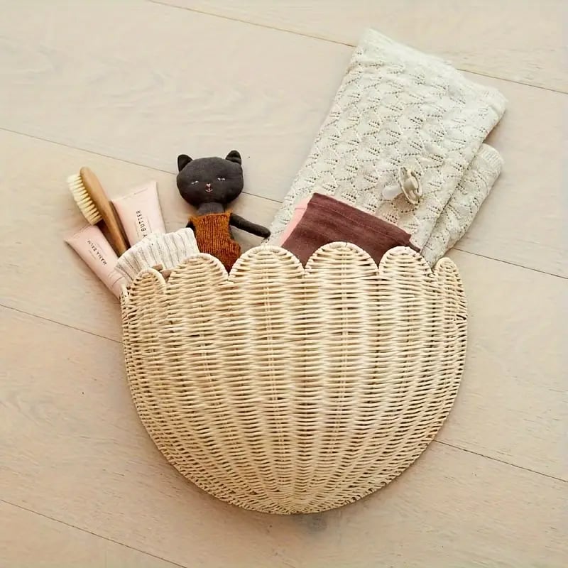 🔥Chic Handwoven Rattan Wall Basket